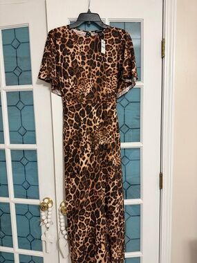Express | Dresses | Floral Plunge Strappy Side Cut Out Maxi Dress | Poshmark